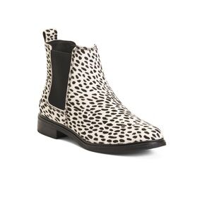 Clark’s Haircalf Clarkdale Arlo Dalmatian Print Chelsea Boot Women’s Size 6